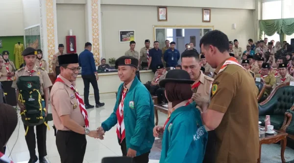 Bupati Bandung Lepas 44 Anggota Kontingen Jamnas XII 2026